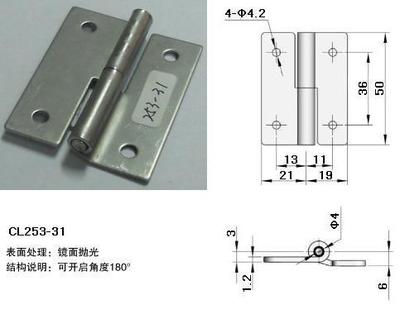 解析高性能工業鉸鏈CL253-31 價格、特點與應用全景